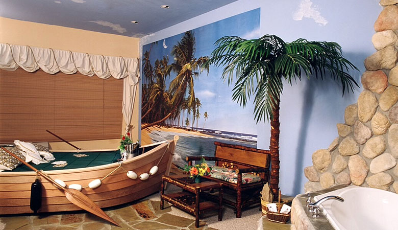 Deserted Island Themed Room Poco Inn And Suites Hotel Deserted Island